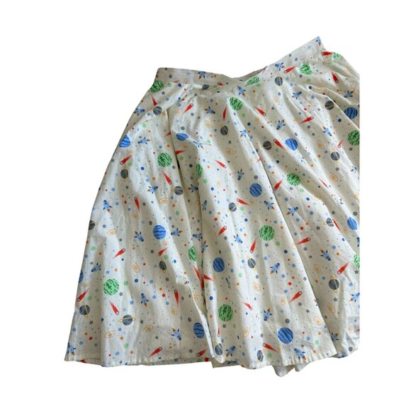 MAGNOLIA PLACE Solar System Outer Space A Line Skirt Size XXL - Picture 8 of 12